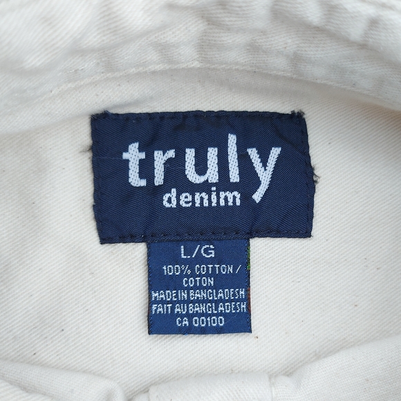 Cream Denim Button Down - Picture 4 of 8